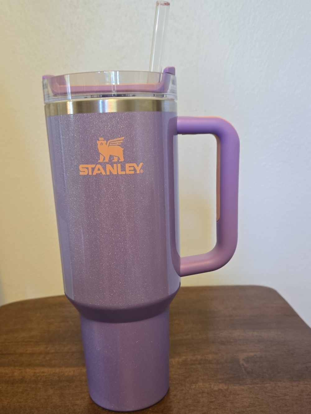 Stanley Periwinkle Shimmer 40oz Quencher Cup Used